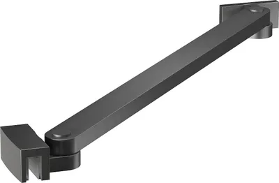 Zdjęcie produktu dla Mexen wspornik skośny do drzwi i ścianek prysznicowych 6-8 mm, gun gray szczotkowany - 830-09-66