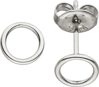 Produktbild von JOBO Ohrstecker Kreis Edelstahl Ohrringe
