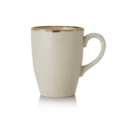 Produktbild von 6x Becher 350 ml Kaffeetasse SMILLA Sand / beige