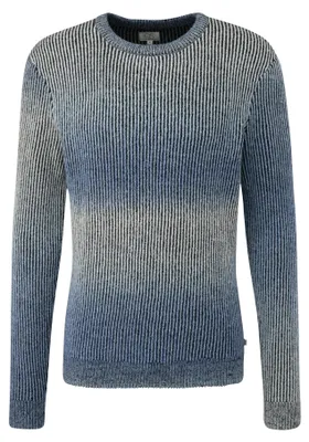 Produktbild von s.Oliver Herren Strickpullover Regular Fit mit klassischem Rundhals und Rippblende