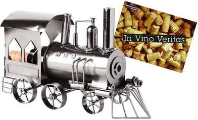 Produktbild von Flaschenhalter "Lokomotive" - Metall