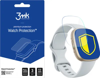 Produktbild von 3mk Display Schutzfolie Watch Protection für Fitbit Sense 2 0,2mm (3 Stück)