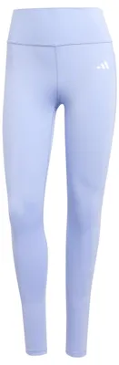 Productafbeelding van adidas dames leggings, Optime Essentials, met verborgen zakje, lange model, kleur: blauw, maat: XX