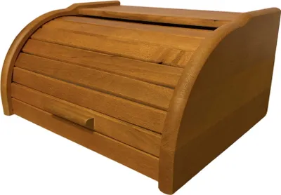 Produktbild von Chlebak aus Holz - groß, Esche | Brotkasten aus Eschenholz | Holzorganizer für Brot | Großer Brotkasten aus Holz, Esche | Brotkasten