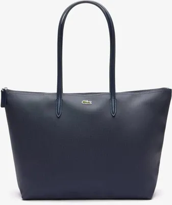 Produktbild von LACOSTE LARGE COATED CANVAS TOTE Blau