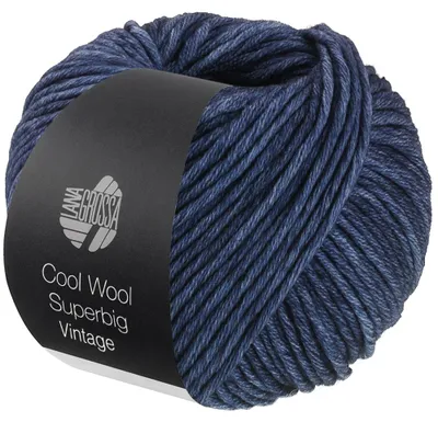 Produktbild von Lana Grossa - Cool Wool Superbig Vintage 7266 dunkelblau