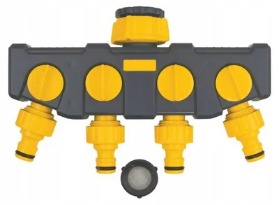 Produktbild von Greenmill GB1686C 4-Wege Wasserverteiler für 1"-3/4"