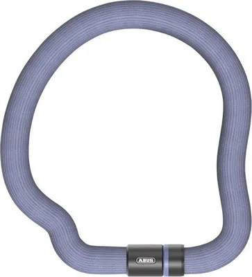 Productafbeelding van Famanu kettingslot – flexibel, geruisloos fietsslot van gehard staal – 6 mm dik – met sleutel