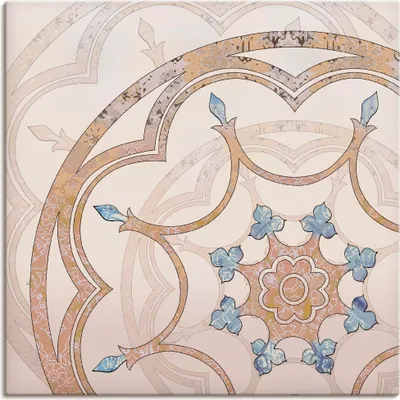 Produktbild von ARTland Leinwandbild Boho Mandala Größe: 50x50 cm