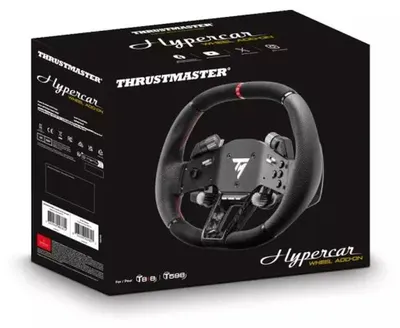Image de Thrustmaster Hypercar Wheel Add-On Black, Silver Steering wheel PC, PlayStation 4, PlayStation 5, Xbox, Xbox One