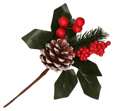 Produktbild von Emized Weihnachts-Zweig mit Zapfen, 1 Stück