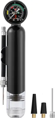Produktbild von Mini-Basketball-Inflator mit Druckmesser, Premium-Dual-Action-Ballpumpe, Fußball-Luftpumpe