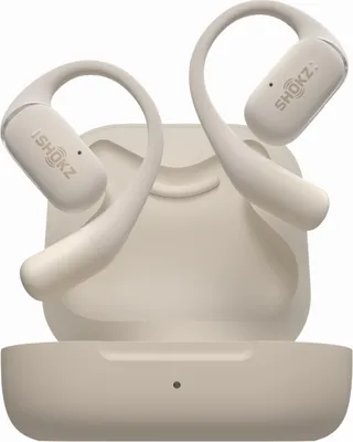 Produktbild von SHOKZ OpenFit, Kabellos, Anrufe/Musik/Sport/Alltag, 73,85 g, Kopfhörer, Weiß