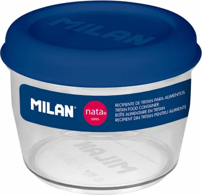 Image de Boîte à Lunch Ronde Milán Hermétique, Tritan, 0.5l - Milán