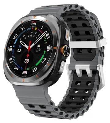 Obrázok produktu pre Pre Samsung Galaxy Watch Ultra / Ultra 2025 Ocean Design Dvojfarebný silikónový remienok