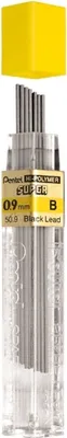 Obrázok produktu pre Pentel - Pentel B 0,9 mm ceruzka 12 ks čierna | tubička 12 ks | 12 ks