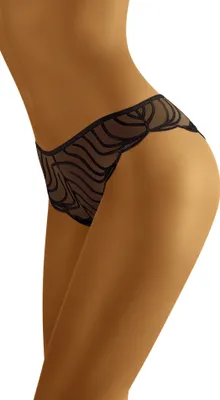 Produktbild von Wolbar Transparenter Damen String WB27 , Schwarz, M