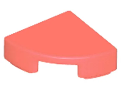 Produktbild von Lego® 1x1 Fliesen Rundecke 25269 - 1 Stück Coral
