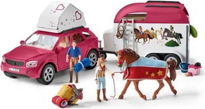 Zdjęcie produktu dla schleich HORSE CLUB 42535, Akcja/Przygoda, Camping, Horses, 5 lat(a), Wielobarwny, Plastik