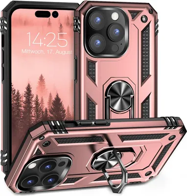 Produktbild von Armor Outdoor Handyhülle für Apple iPhone 14 Pro Max Handy Panzer Case Cover Schutzhülle Farbe: Rosegold