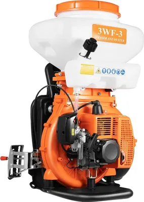 Produktbild von Rückentragbare Nebel- und Staubspritze - Sprüh-/Blasgerät - 14 l Tank - Benzinmotor 2,13 kW - 7.500 U/min - Mischverhältnis 25:1 - Gelb