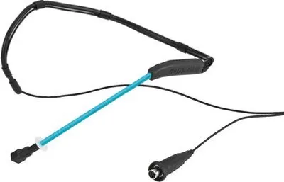 Zdjęcie produktu dla MONACOR HSE-200WP/BL Elektretowy mikrofon nagłowny