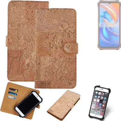 Produktbild von K-S-Trade Hülle kompatibel mit Blackview BV9200  Kork Handyhülle Cover  Schutzhülle TPU Case Bumper in Hellbraun, (1x)