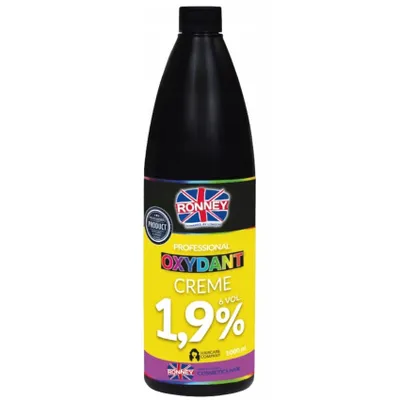 Produktbild von Ronney Oxydant Creme emulsja utleniająca w kremie do rozjaśnienia i farbowania włosów 1.9%, 1000ml