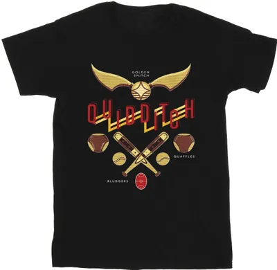 Produktbild von Harry Potter - "Quidditch Golden Snitch" T-Shirt für Herren BI31127 (XL) (Schwarz)
