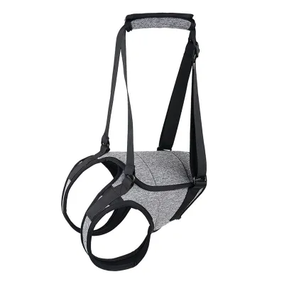 Produktbild von Hund Rückbein Hebegurt, Starker Halt, Druckreduzierend, Verstellbarer Hintergurt, für Verletzte, Ältere Hunde, Heather Grau, Größe M
