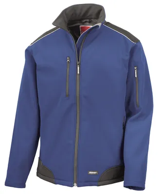 Produktbild von WORK-GUARD by Result - Arbeitsjacke Ripstop-Gewebe für Herren FK3179 (XXL) (Königsblau/Schwarz)