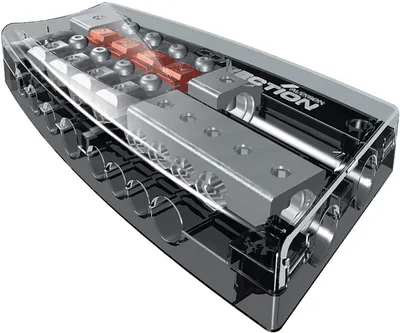 Produktbild von Connection SFD 41C Verteilerblock + Mini-ANL Sicherungshalter 1/0GA - 8GA - SONUS Series