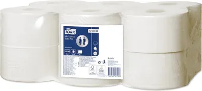 Image de Tork 120280 Mini Jumbo Papier hygiénique Advanced T2 2 plis | Carton (12 rouleaux)