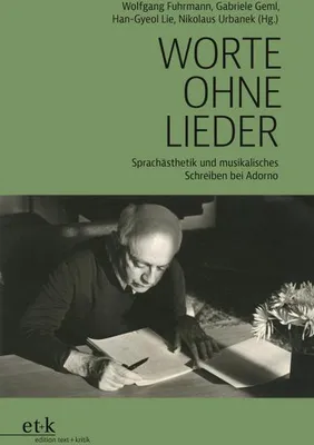 Produktbild von Worte ohne Lieder