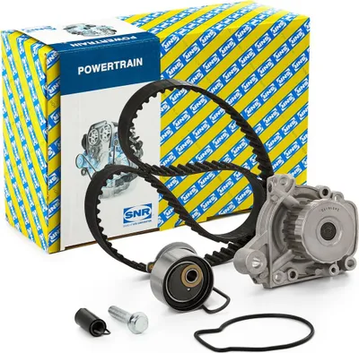 Produktbild von SNR KDP474.140 Zahnriemensatz + Wasserpumpe für HONDA Jazz II Schrägheck (GD, GE3, GE2) CIVIC VII Hatchback (EU, EP, EV) FR-V (BE) CIVIC VII Coupe