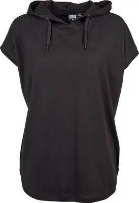 Immagine prodotto di Urban Classics Donna - Felpa con cappuccio senza maniche in jersey schwarz - M