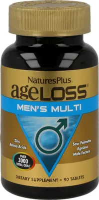 Produktbild von Natures Plus Ageloss Men`s Multi- 90 Tabletten