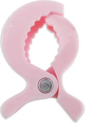 Produktbild von 5 stücke Baby Kinderwagen Kinderwagen Abdeckung Klemme Decke Befestigungen Clips Sicherheit Zubehör (Rosa)