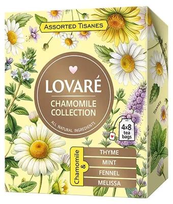Obrázek produktu pro LOVARÉ Chamomile collection 41,6g (32 sáčků, kolekce čajů)