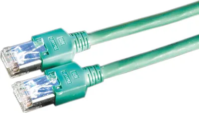 Produktbild von Secomp 21.05.7023, 2 m, Cat5e, S/FTP (S-STP), RJ-45, RJ-45, Grün