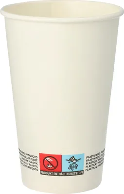 Produktbild von Papstar Pappbecher "pure" 0,3 l weiß, 20 x 50 Stück