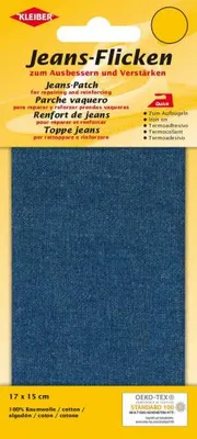 Produktbild von KLEIBER Jeans-Bügelflicken 170 x 150 mm mittelblau
