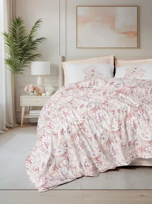 Obrázok produktu pre L'Essentiel Linge de Maison, Serava - Salmon, Súprava prikrývok Ranforce (FR), lososová, 100 % BAVLNA RANFORCE, 140 x 200 cm