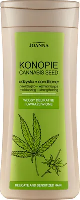 Produktbild von JOANNA Hanf Feuchtigkeits- und Stärkungsspülung für zartes und empfindliches Haar 200ml