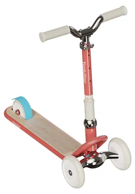 Produktbild von Yvolution Roller Classic Glider rot - Dreirad Kinderroller verstellbar