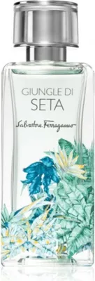 Produktbild von Salvatore Ferragamo Giungle di Seta, Frauen, 100 ml, Nicht nachfüllbare Flasche, Spray, ALCOHOL DENAT. (SD ALCOHOL 39C), PARFUM (FRAGRANCE), AQUA (WATER), ETHYLHEXYL METHOXYCINNAMATE,..., 1 Stück(e)