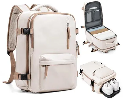 Produktbild von Wasserdichter Reiserucksack 40x20x25 für Flugzeug Untersitz