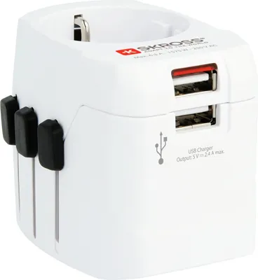 Immagine prodotto di Multiadattatori SKROSS con USB 2X USB-A (1302460)