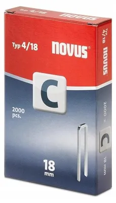 Obrázok produktu pre Novus Sponky Typ C 4/18 6,1 x 18 mm 2000 ks