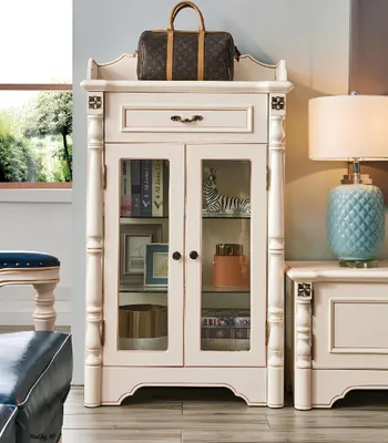 Image de Armoire Commode Vitrine Meubles de style colonial Buffet Armoires Bois Nouveau